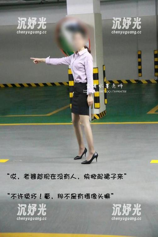 微密圈 - “家有水墨老师”的职业装有点疯狂，作品无圣光之下显得更真实。
