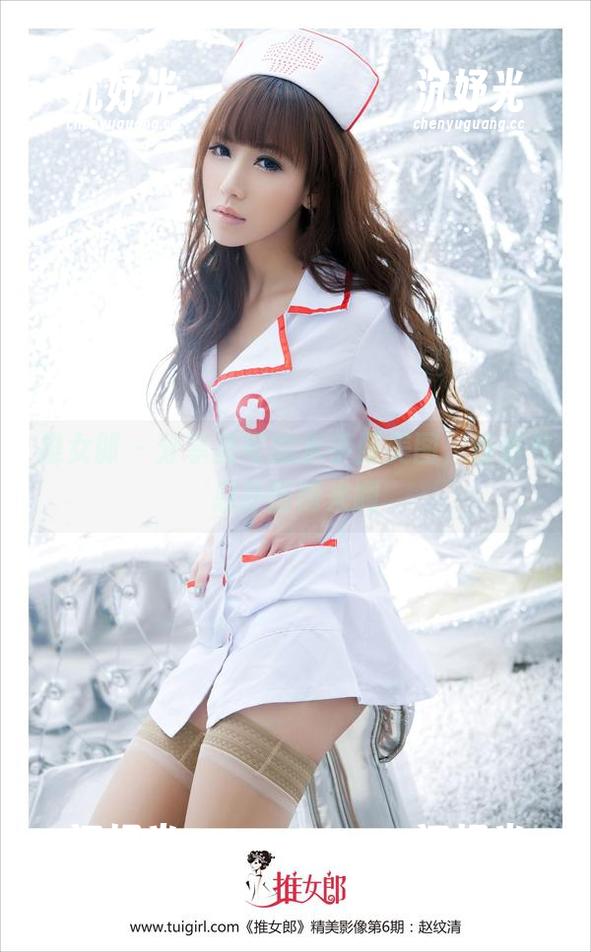 推女郎 - 分享黄可的水手服美图，青春气息扑面而来啊
