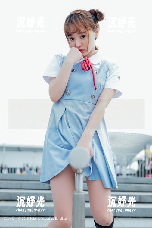 菠萝社 - K8傲娇萌萌Vivian的镂空套图，脑海中的画面一直在飘啊